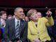 Angela Merkel y Obama en Hannover Messe