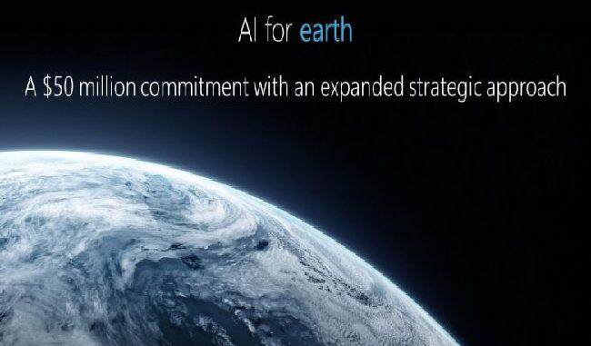 programa AI for Earth de Microsoft